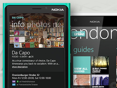 Unlike City Guides for Windows Phone