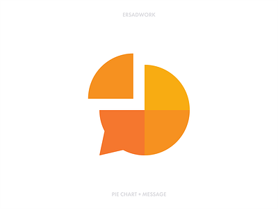 TableauCity Logo Design analytics branding design icon logo logo design logodesign logos logotype message orange orange logo pie chart pie charts piechart statistics