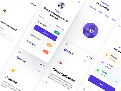 InPass Mobile Application / All Pages branding design icon logo logo design mobile mobile app mobile app design mobile app development mobile application mobile apps mobile design mobile ui typography ui ux vector