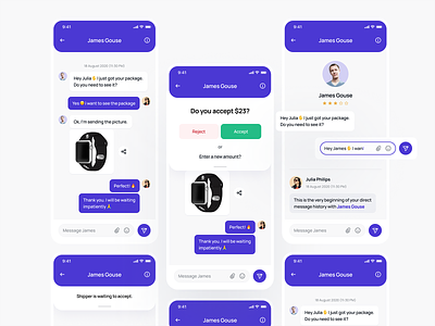 Travel Mobil App / Chats application application ui applications chat chat page chats design message message page mobile mobile app mobile app design mobile design mobile ui relationship relationships travel typography ui ux