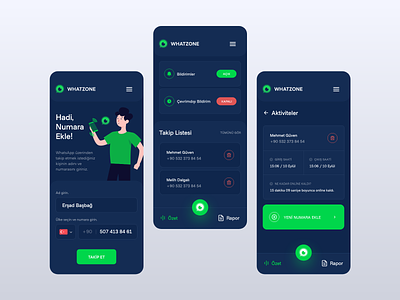 03-Daily UI / Whatsapp Follow Mobil Application app design application design follow app mobile app mobile app design typography ui user experience user interface ux whatsapp