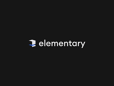 Logo animation for Elementary Robotics animation branding design logo animation motion design sound design typography ui ux website design
