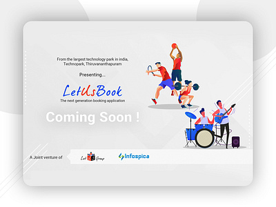 lestUsBook comingsoon branding design ui ui design