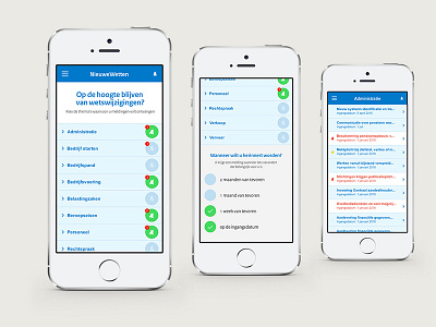 NieuweWetten app app design mobile ui