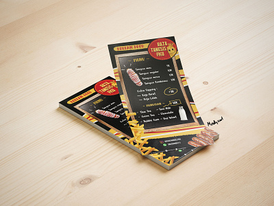 Fast Food Brochure branding brochure brochure mockup design mockup productdesign