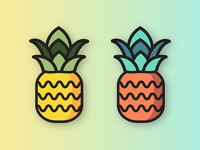 fun with fruits! branding design icon logo vector