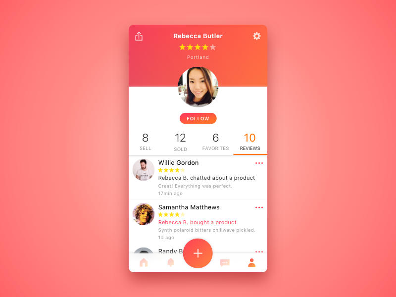 UI #1 by carlos gonzalez on Dribbble