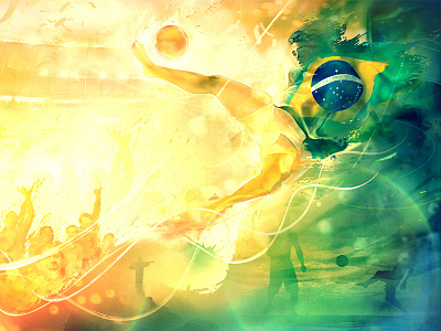 FIFA World Cup Brazil 2014 digitalpainting fifa illustration videogame worldcup