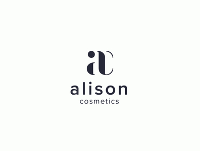 Alison Cosmetics logo by Santhosh C on Dribbble