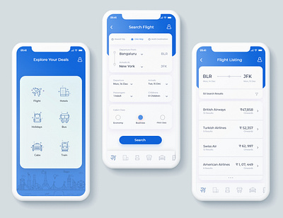 (Flight booking) Travel app app app design flight booking interfacedesign minimalist travel app ui ui cards ux