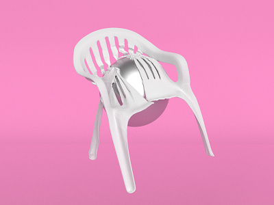 monobloc meltdown 3d chair monobloc plastic