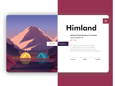 Himland - Landing Page Ui Design