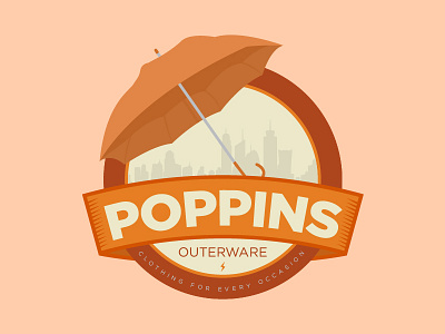 Poppins Outerware fictionrelocationproject logo weather