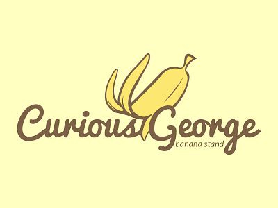 Curious George Banana Stand banana banana stand curious george frp logo monkey thefictionrelocationproject vector