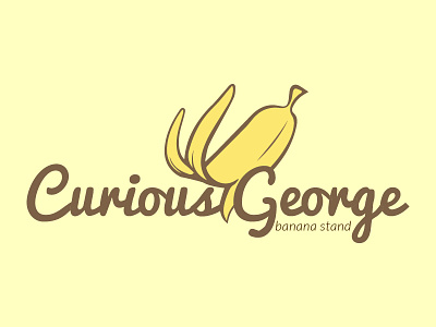 Curious George Banana Stand banana banana stand curious george frp logo monkey thefictionrelocationproject vector