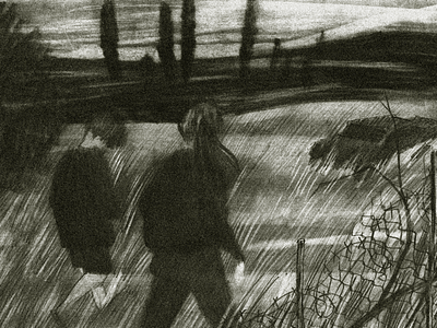 Wilderness atmosphere drawing dusk illustration landscape light sketch sketchbook wild wilderness wildland