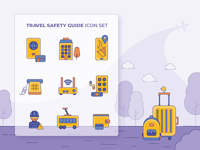 Travel Safety Icons