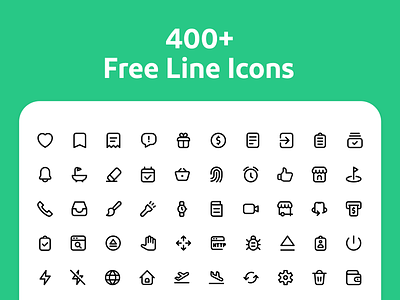 400+ Free Line Icons design download icons free free icons icon icons line icons simple icons