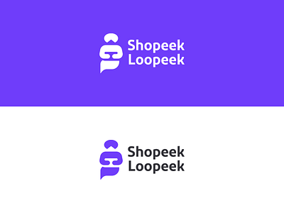 Shopeek Loopeek Logo brand branding design genie genie logo logo