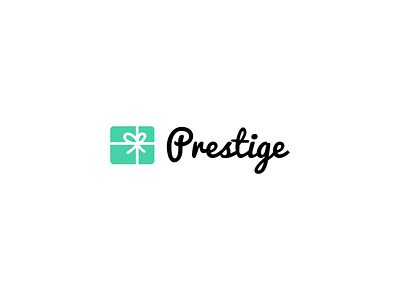 Prestige Logo brand branding design gift gift logo gift shop logo shopping