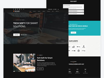 Tech Soft - Landing Page