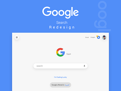 Google Search Design design google design redesign ui user experience user interface ux web design web site