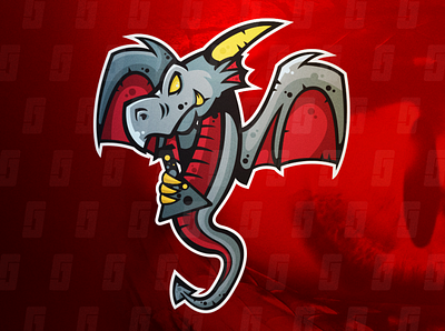 Brewed FX logo after effects branding brewed cartoon dragon esports fx illustrator logo mascot motiongraphics sport