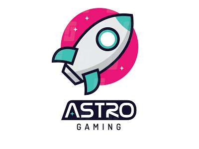 30 day logo challenge - day 1 theme : Rocketship astronaut challenge esports gaming illustration illustrator logo mascot rocket rocketship sport