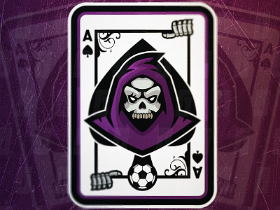 Atlantic Revenge atlantic mascot purple reeper revenge skull soccer