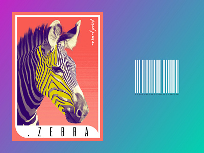 #1.ZEBRA animal art colors design dot first illustrator photoshop print typography zebra zoo