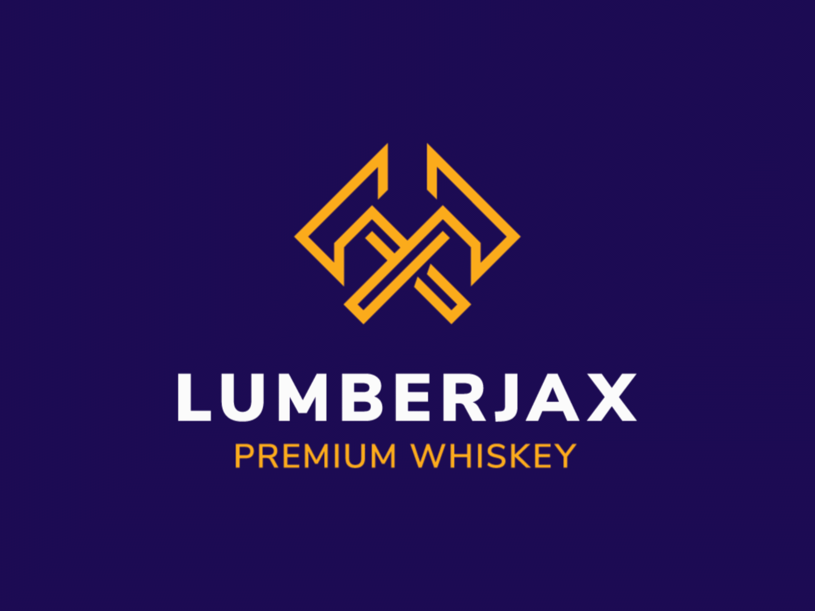 Lumberjax Premium Whiskey - Logo Design + Animation animation art branding branding design clean design icon identity logo logo animation logo design minimal motion graphics typography vector whiskey whiskey branding