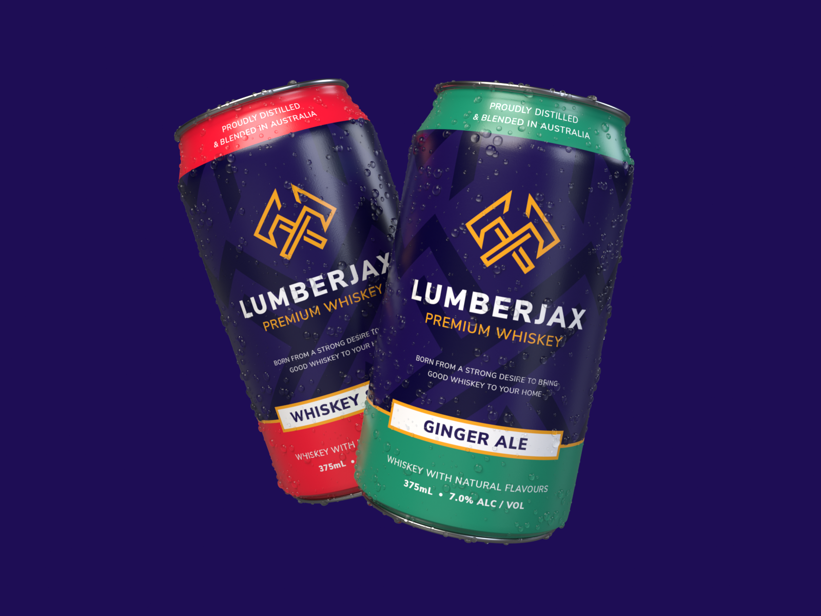 Lumberjax Whiskey Can Mockup by Luke Summerhayes on Dribbble
