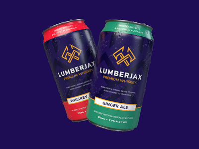 Lumberjax Whiskey - Can Mockup