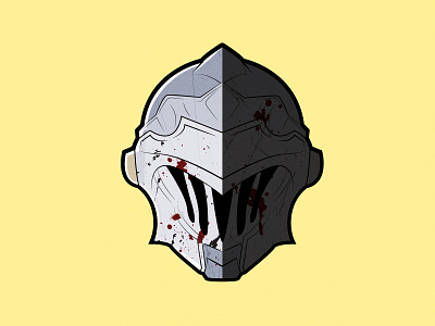 Goblin Slayer art cartoon clean design flat helmet icon identity illustration illustrator japan knight minimal vector virtual