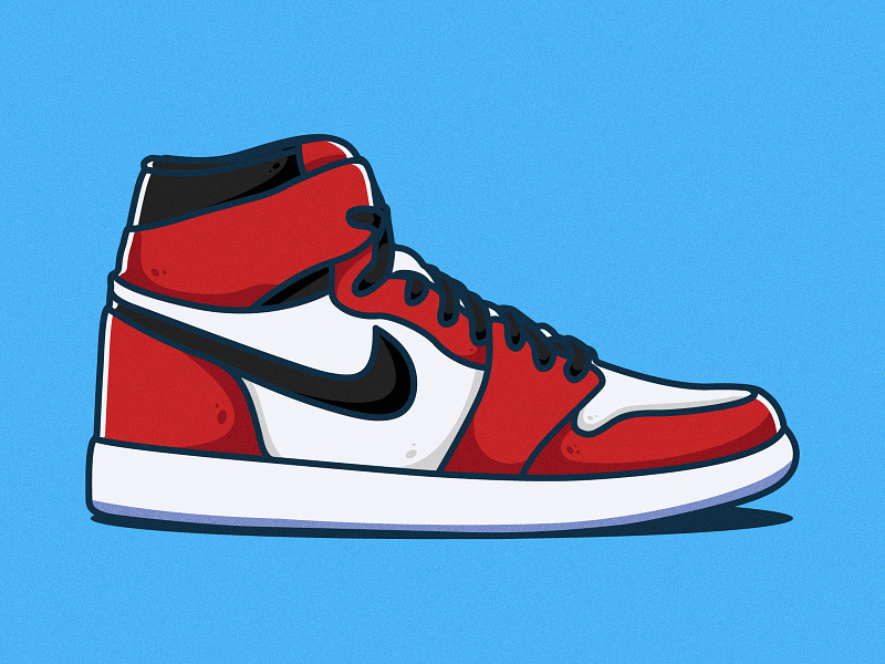 Jordan 1 Retro Drawing designs, themes, templates and downloadable ...