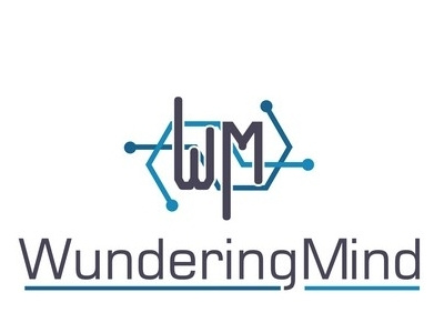 Wundering Mind arts brand color creative design logo printing