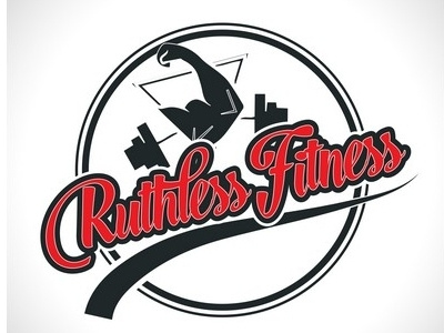 Ruthless Fitness branding design innovation logo