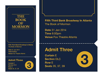 Birthday Book of Mormon Ticket birthday book of mormon ticket