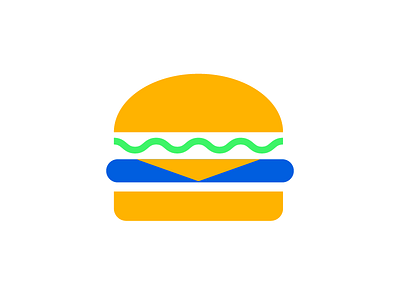 Edgar Allan Neon burger burger fluorescent food icon illustration neon