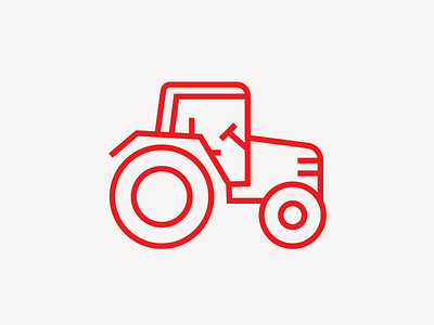Lil Tractor agriculture farm icon tractor