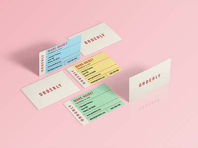 Orderly Business Cards