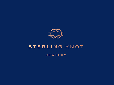 Sterling Knot Logo branding jewelry logo