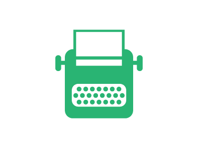 Oldie icon pictogram typewriter