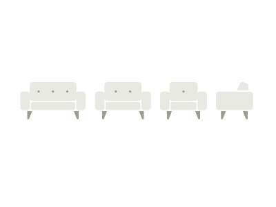 Living Room icons chair icon illustration pictogram sofa vector