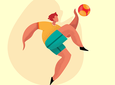 player art design flat flat art football club illustration minimal player vector