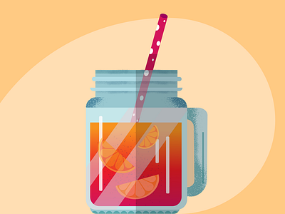 a glass full of juice