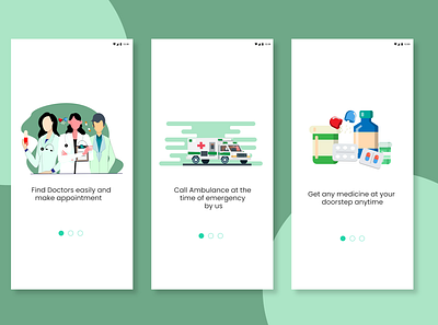 Medical App ui design doctor illustration medical medicine minimal ui ui design ux uxdesign