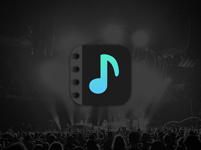 Tourbook App Icon appicon dailyui music tourbook