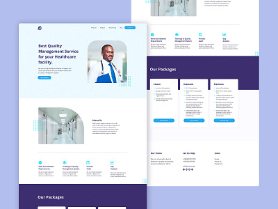 Ui design for a Medical Consulting firm brand design figma photoshop typography ui uiux ux