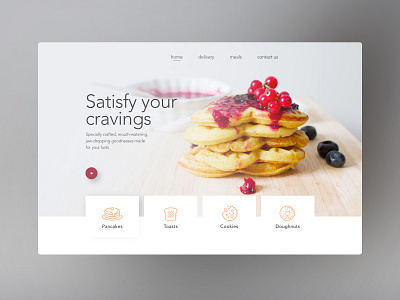 Homepage design